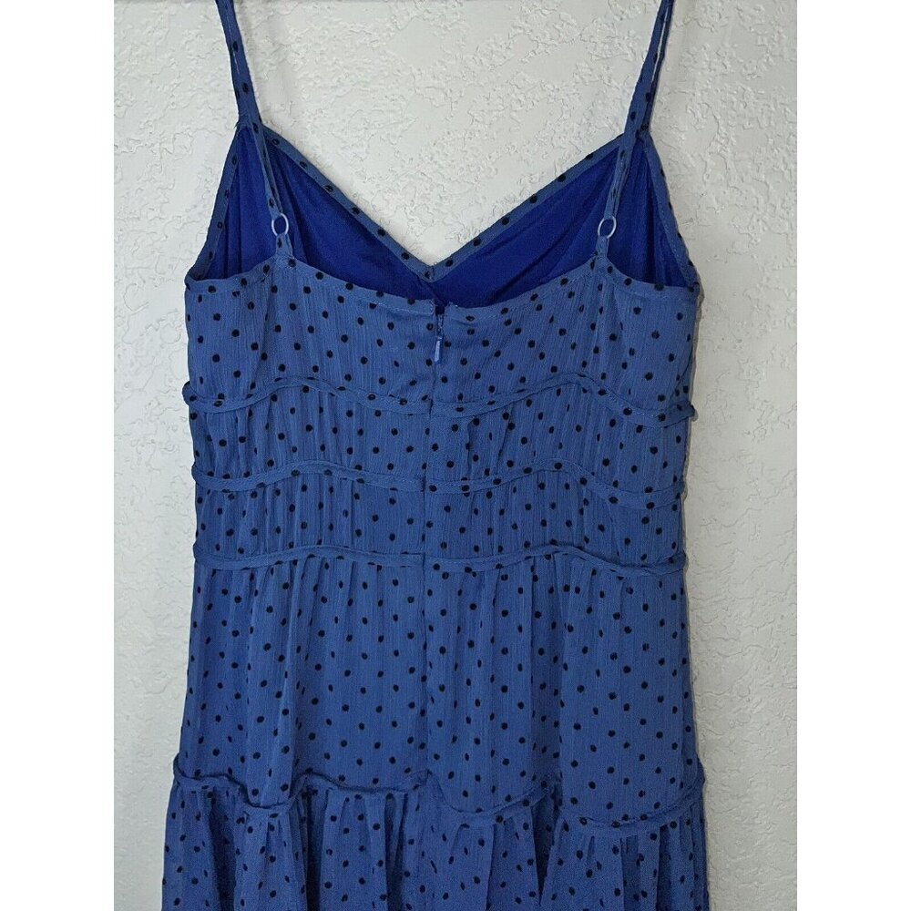 La Maison Talulah Sorrento Midi Dress Women's XS Blue Polka Dot Retro Look X - Picture 14 of 16